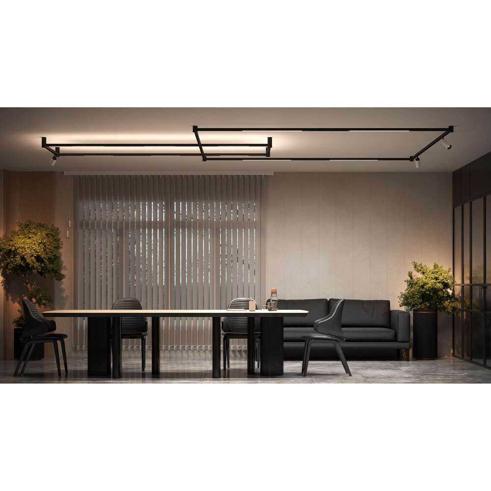 Трековый магнитный светильник Arte Lamp Optima A7386PL-1BK