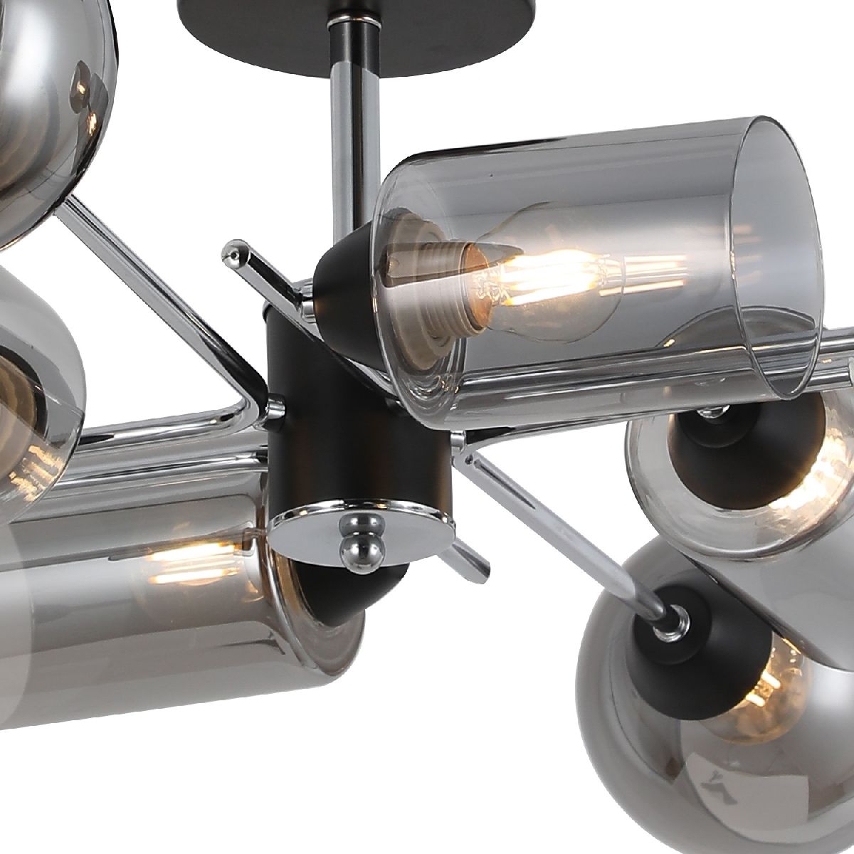 Люстра на штанге Illumico IL8243-8COU-79 BK CR