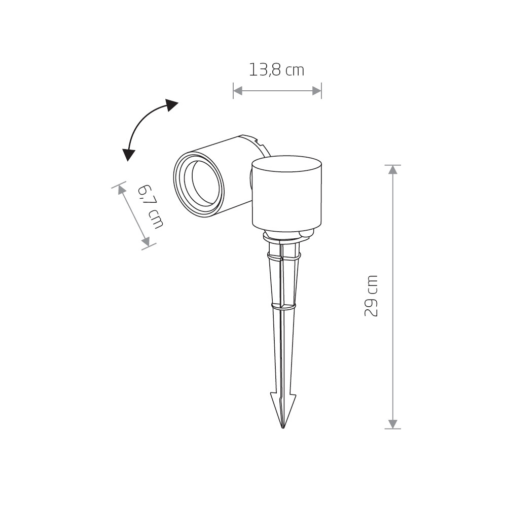 Ландшафтный светильник Nowodvorski Tubings M 8161