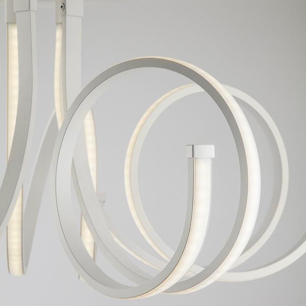 Потолочная светодиодная люстра Eurosvet Aries 90042/5 белый