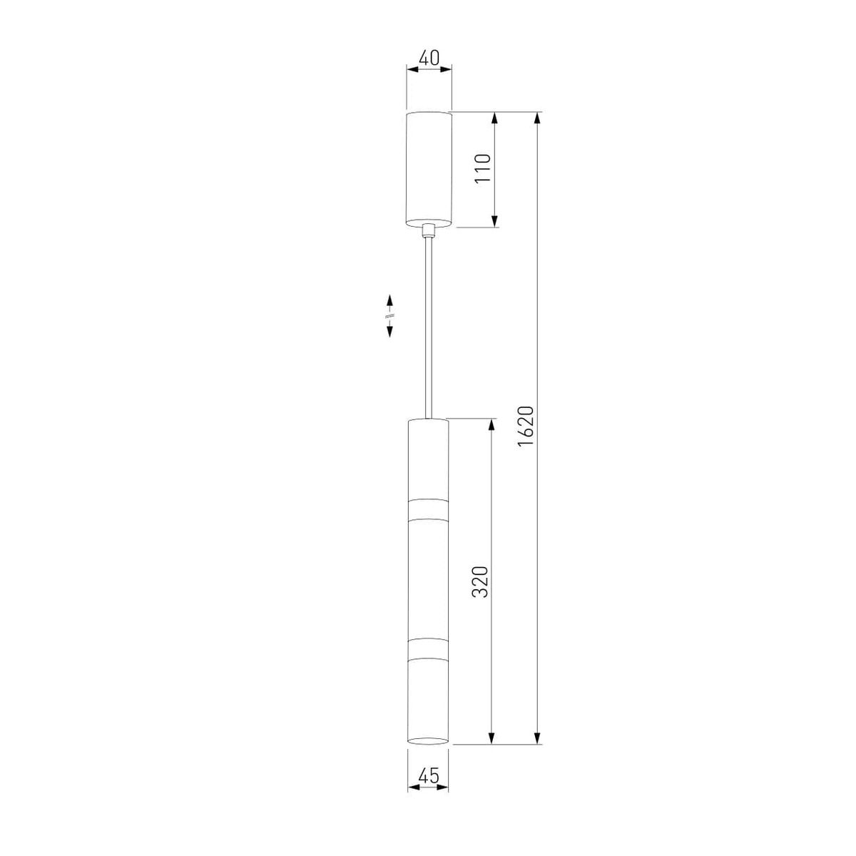 Подвесной светильник Eurosvet Axel 50210/1 LED белый