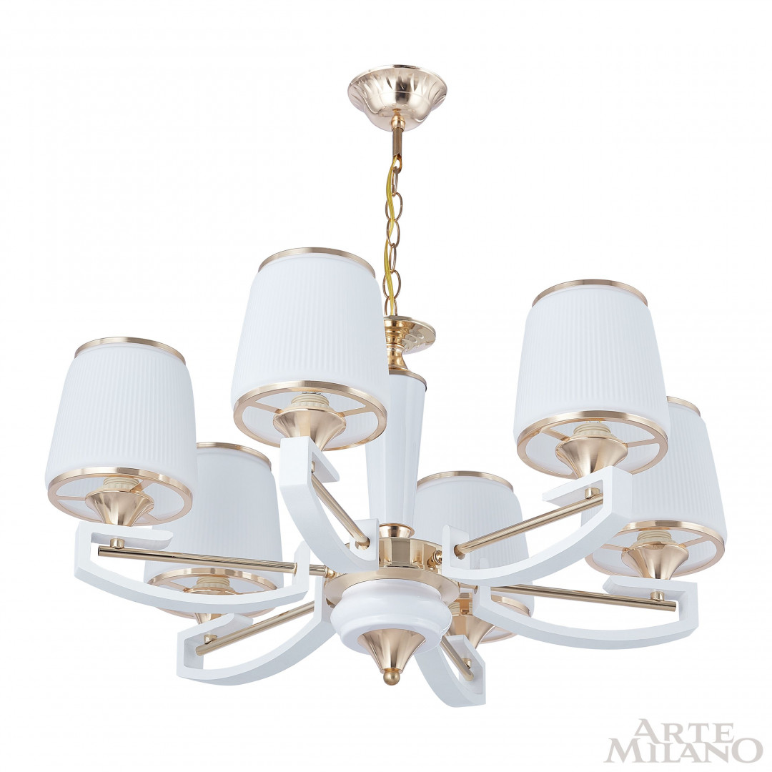 Подвесная люстра Arte Milano Florentia-2457 302457/6 Wh/Gd