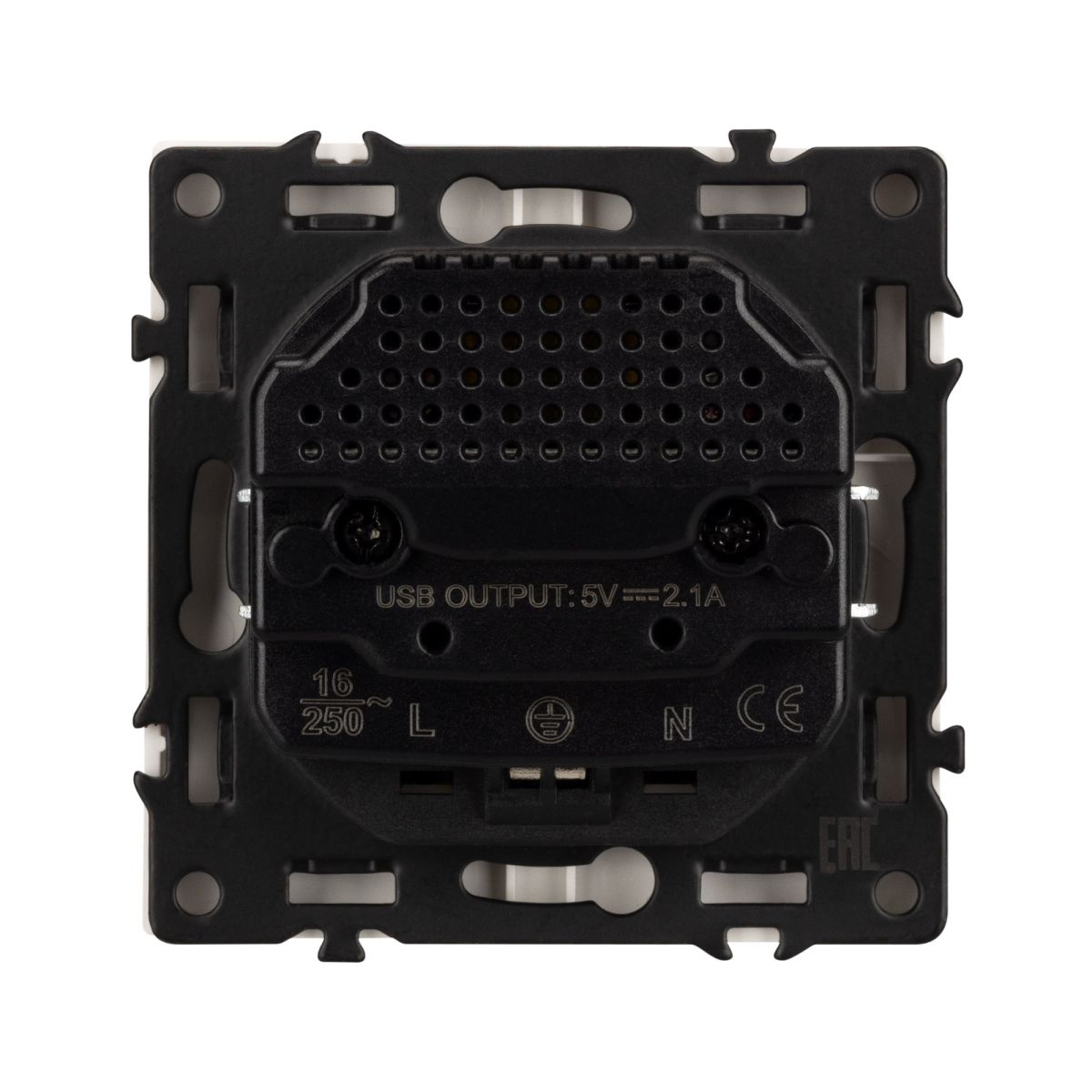 Механизм розетки с USB зарядкой Arlight SCT-NOBE-MUAA-SFPL-WH (230V, 16A) 054288