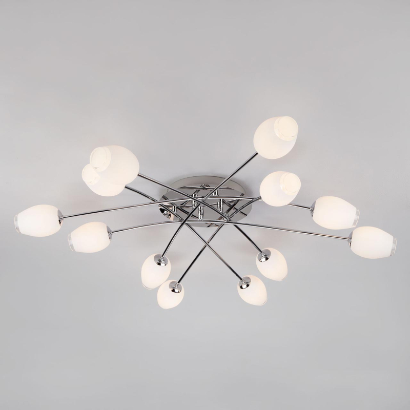 Потолочная люстра Eurosvet Tulip 30135 хром