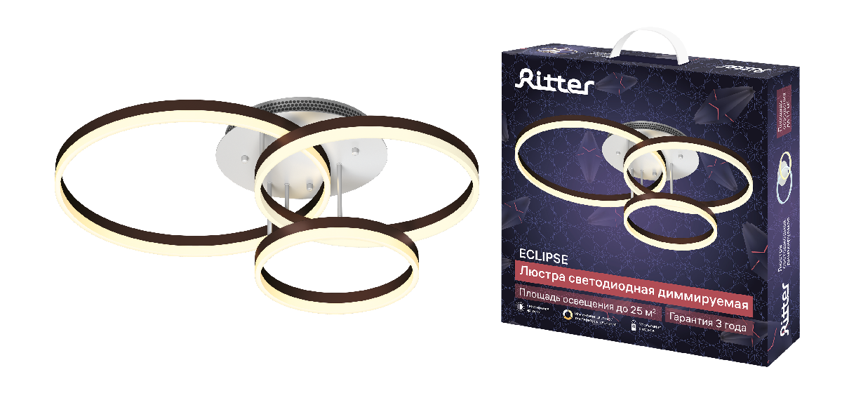 Потолочная люстра Ritter Eclipse 52083 6