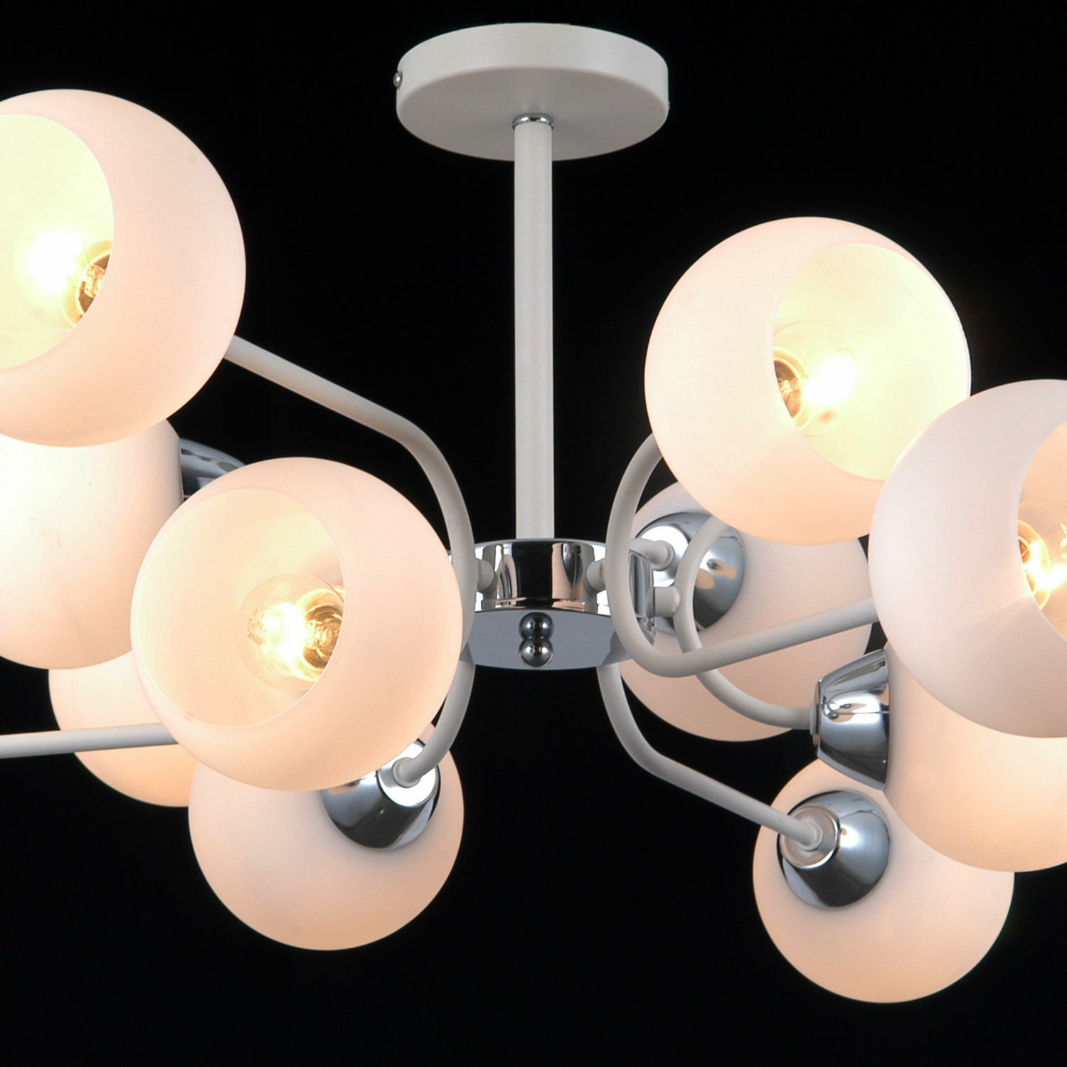 Люстра на штанге Illumico IL0398-8CSQ-79 CR WT