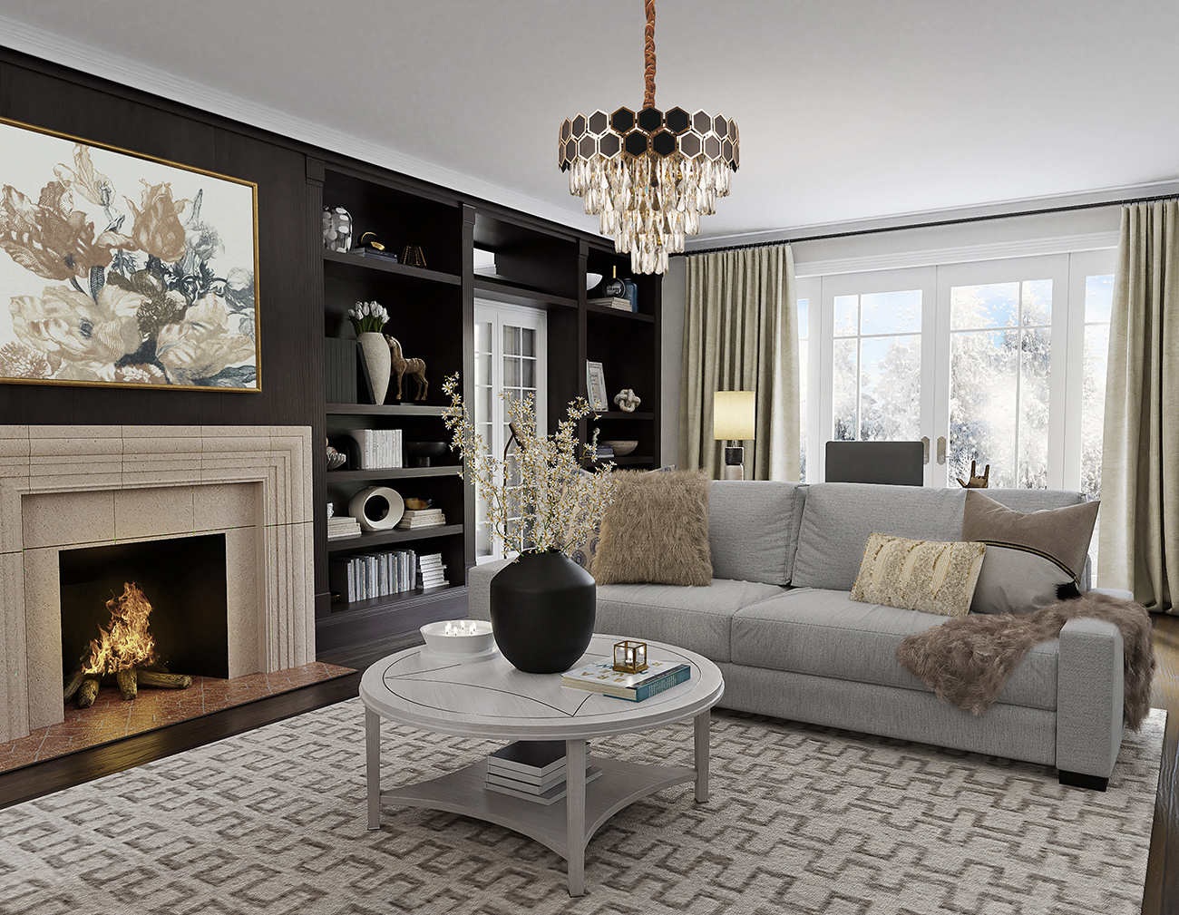 Подвесная люстра Escada Blaisko 2102/17S