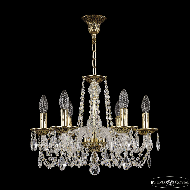 Подвесная люстра Bohemia Ivele Crystal 16202/6/165 GB