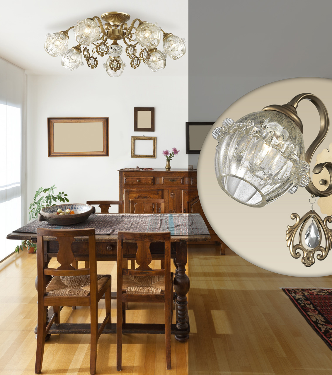 Бра Odeon Light Folla 2887/1W