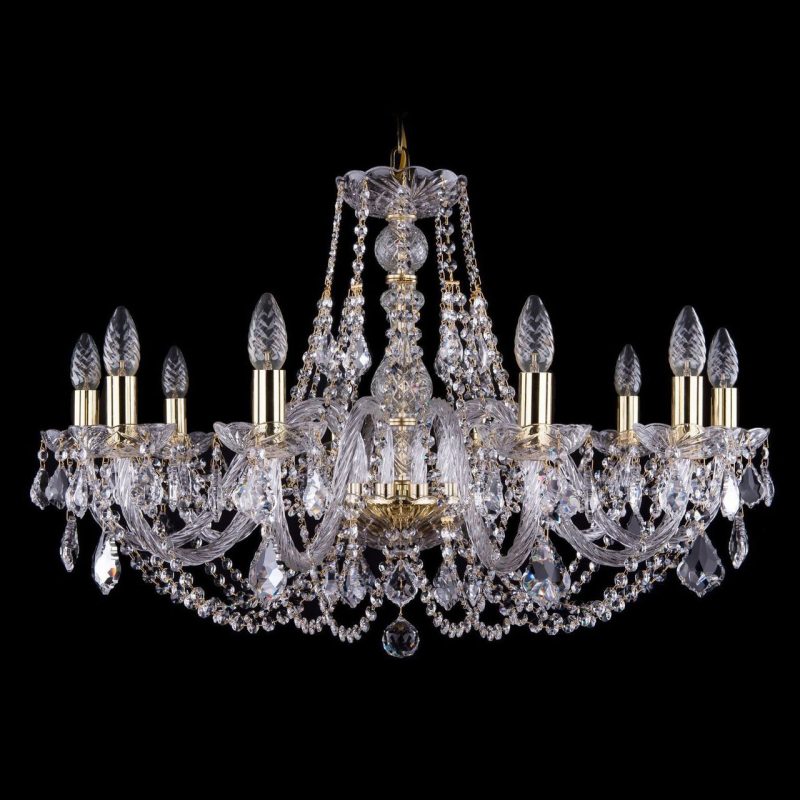 Подвесная люстра Bohemia Ivele 1406/10/300/G/Leafs