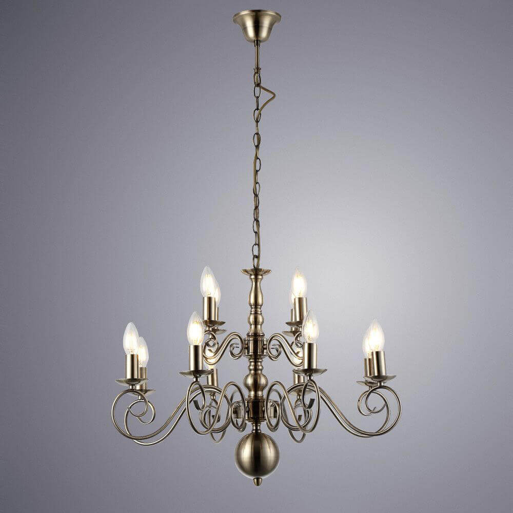 Подвесная люстра Arte Lamp A1129LM-12AB