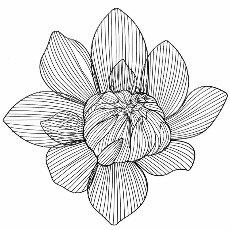 Настенный декор Цветок ажурный Garda Decor 37SM-8133