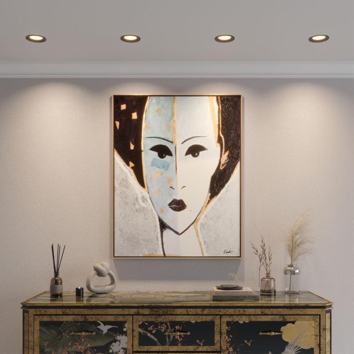 Встраиваемый светильник с переключателем цветовой температуры и угла рассеивания Novotech Wir Fluo 359845