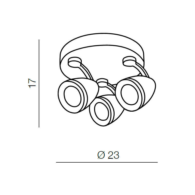 Спот Azzardo Albico 3 round AZ1243