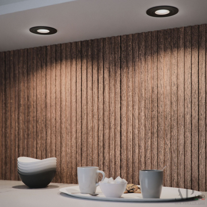 Встраиваемый светильник Arte Perfetto Luce Ingrid 3322.TCH111R/BK