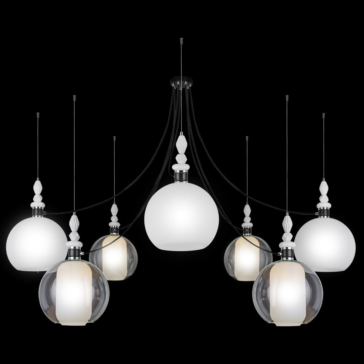 Подвесная люстра 33 Идеи PND182.07.17CH.003BL-M66TW