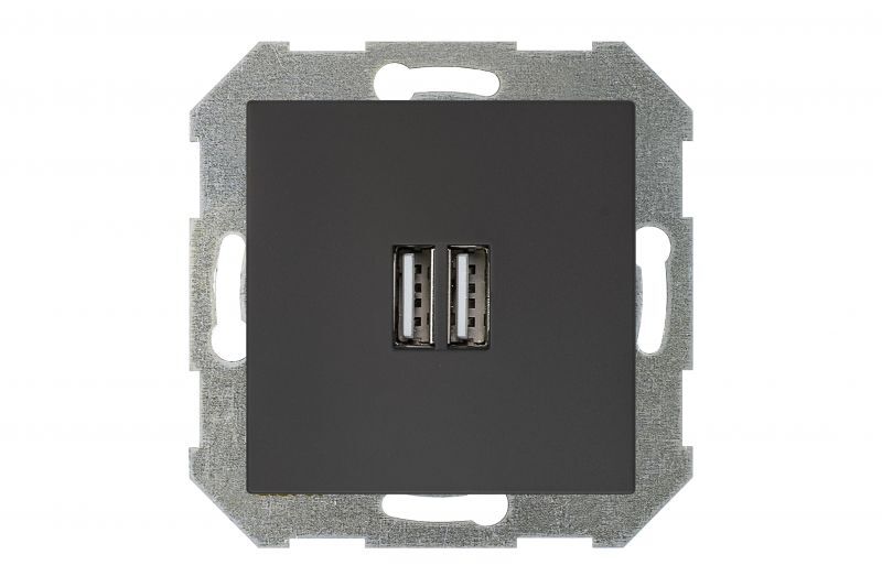 Розетка 2 usb Liregus Retro 29-217