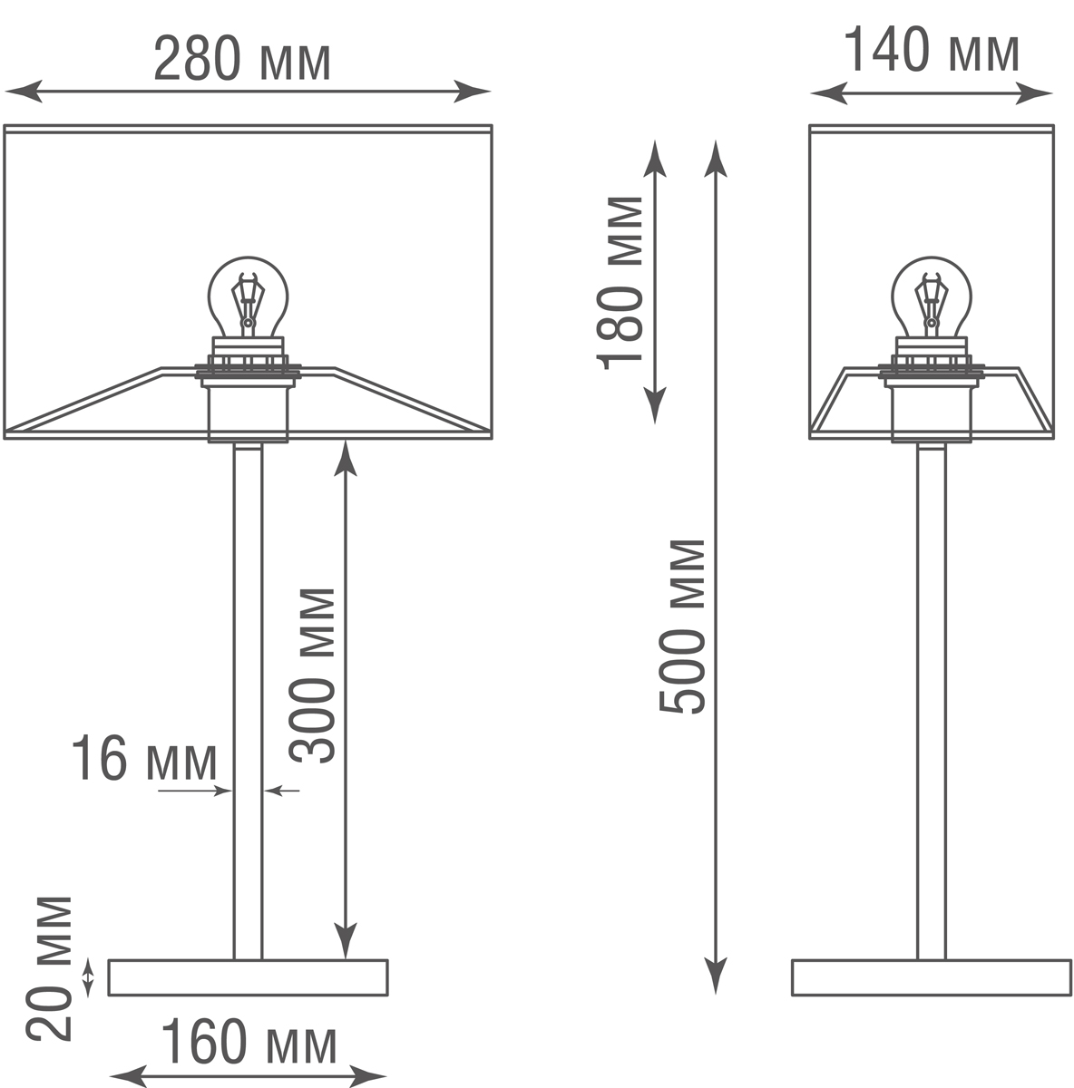 Настольная лампа Donolux Prague T111048.1A SBB