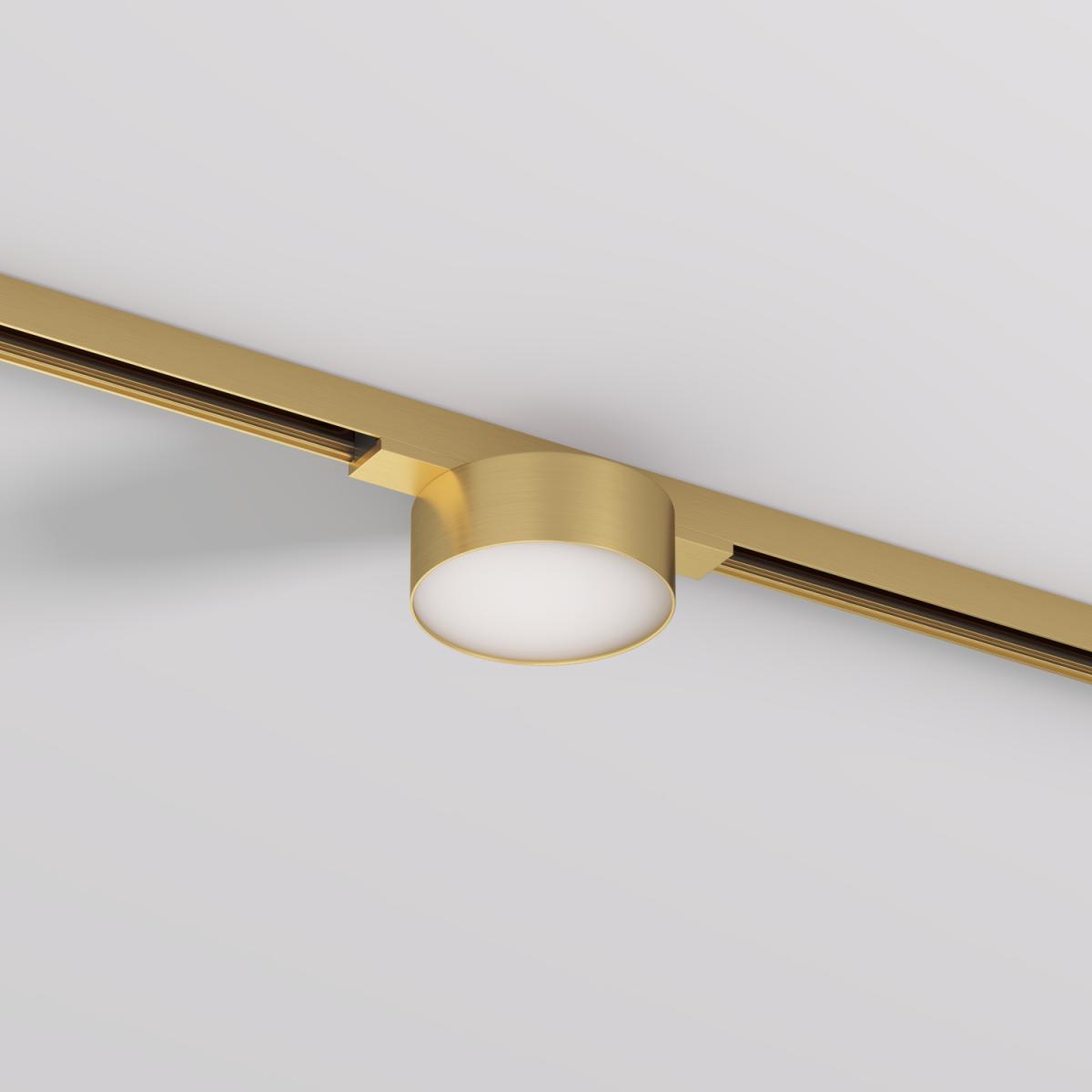 Трековый однофазный светильник Denkirs Shine flow DK5761-SB