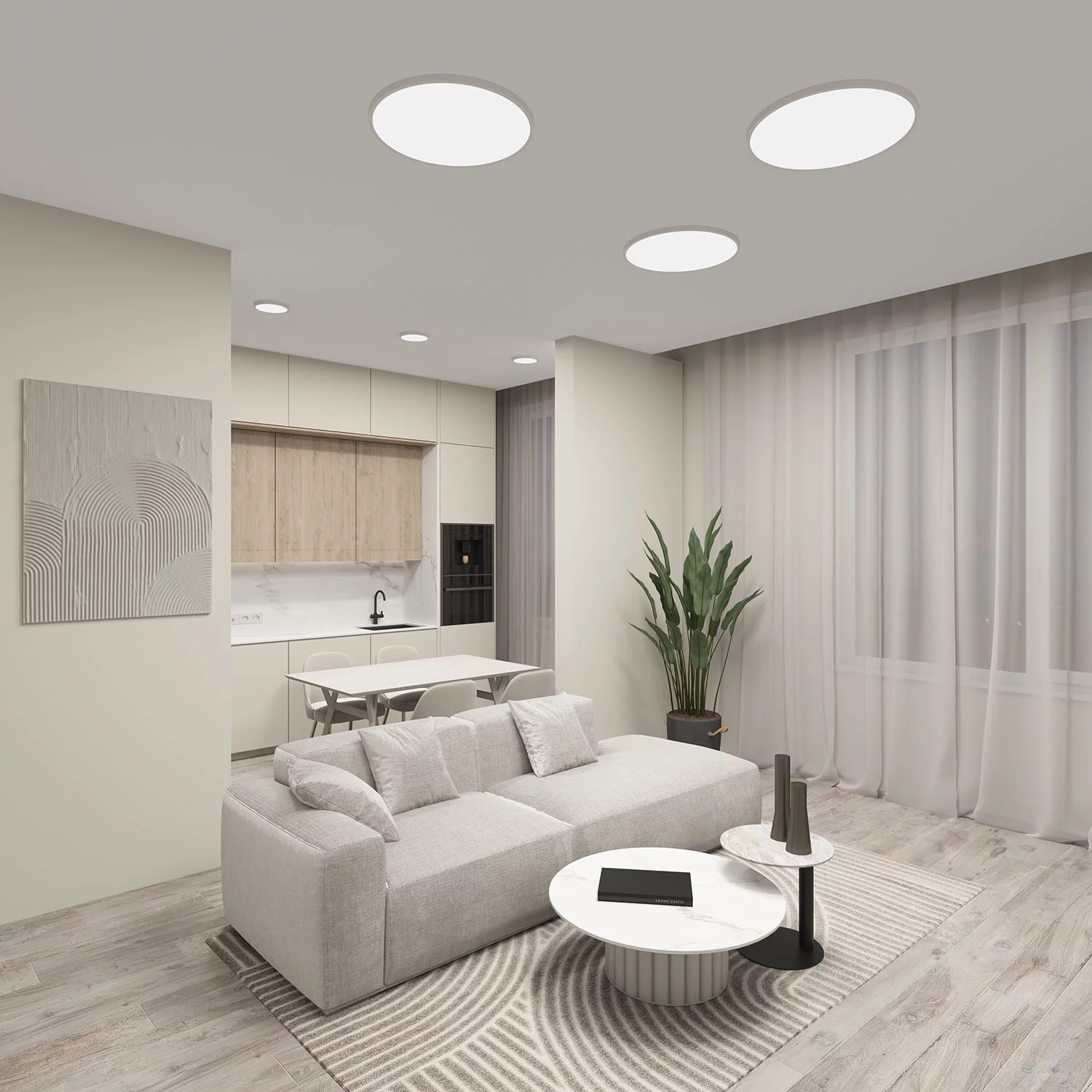 Потолочный светильник Denkirs Thin DK6520-WH в Москве