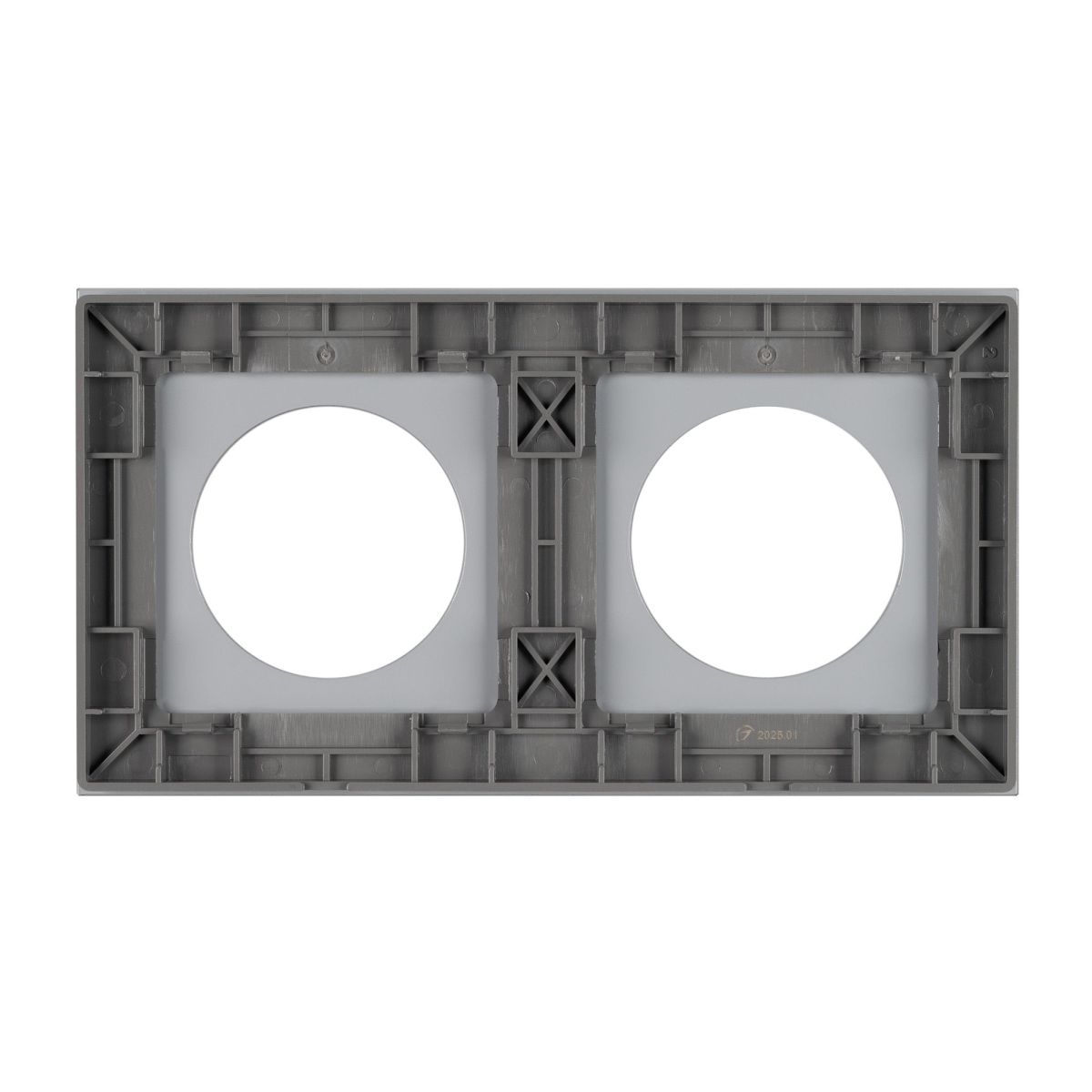 Рамка стеклянная на 2 поста Arlight FRM-GLARE-GC-2-GR 043837