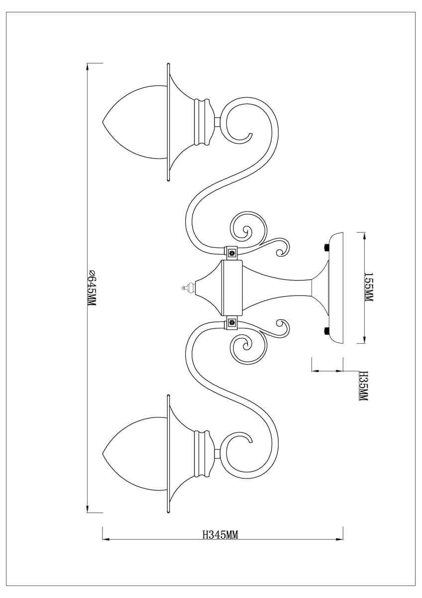 Потолочная люстра Rivoli Torta 6013-150 Б0038167