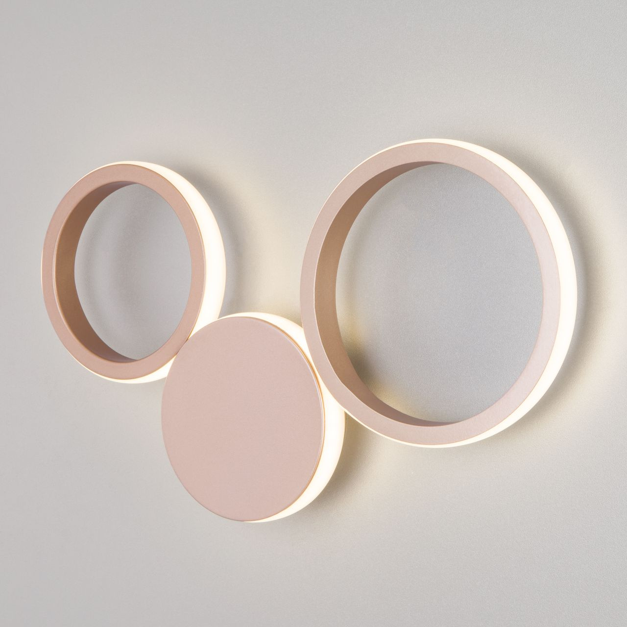 Настенный светодиодный светильник Eurosvet Rings 40141/1 LED золото