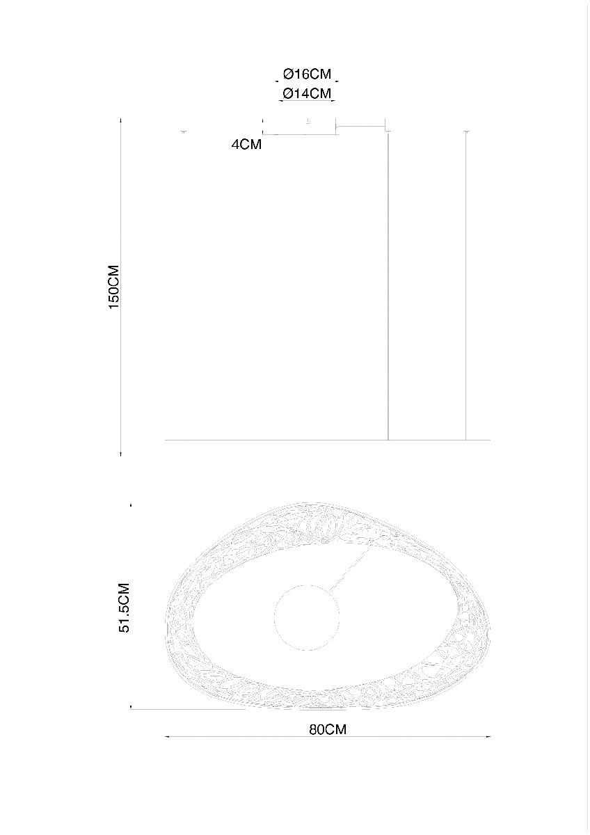 Подвесная люстра Arte Lamp Cinta A1847SP-46BK