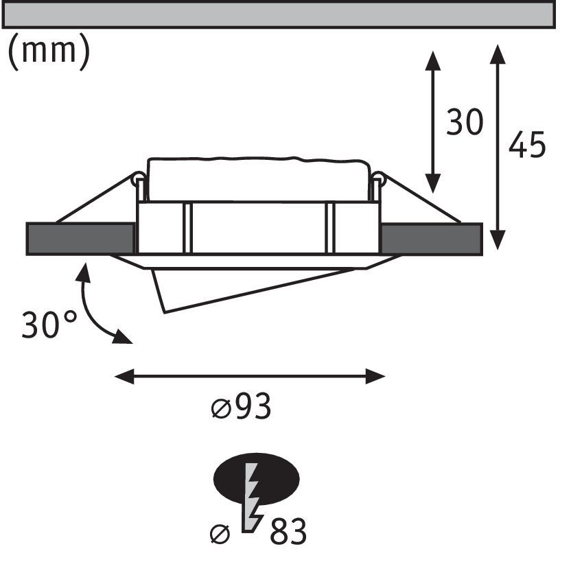 Влагозащищенный светильник Paulmann 93684