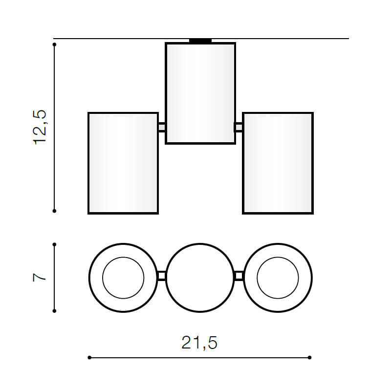 Накладной светильник Azzardo Lalo 2 AZ0790