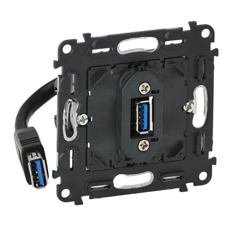 Розетка USB Legrand Valena Мех In Matic 753082