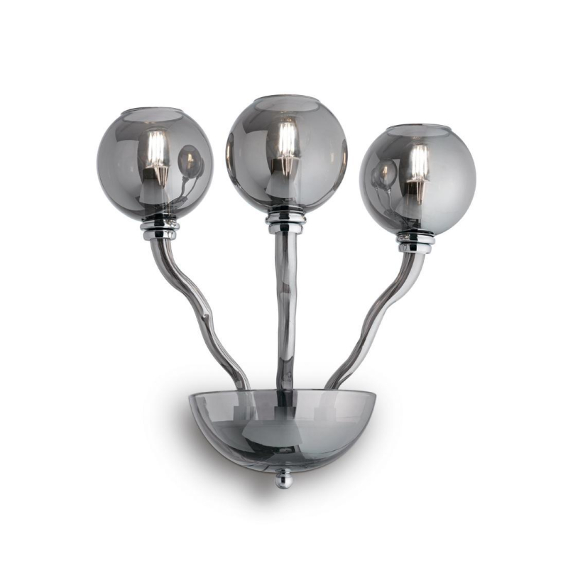 Бра серое Ideal Lux Nettuno AP3 Fume 144757