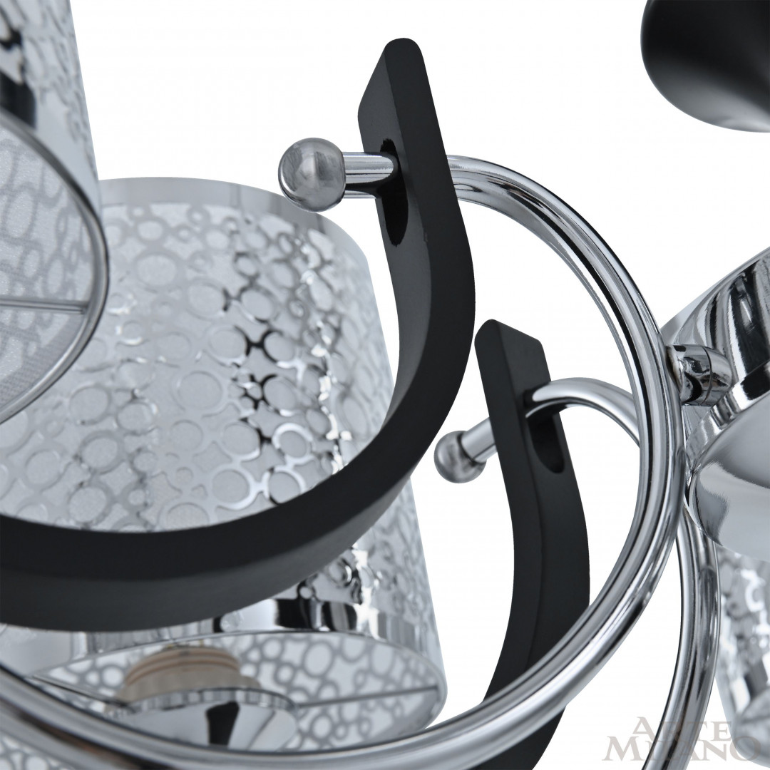 Подвесная люстра Arte Milano Florentia-6787 306787/6 Bk/Ni