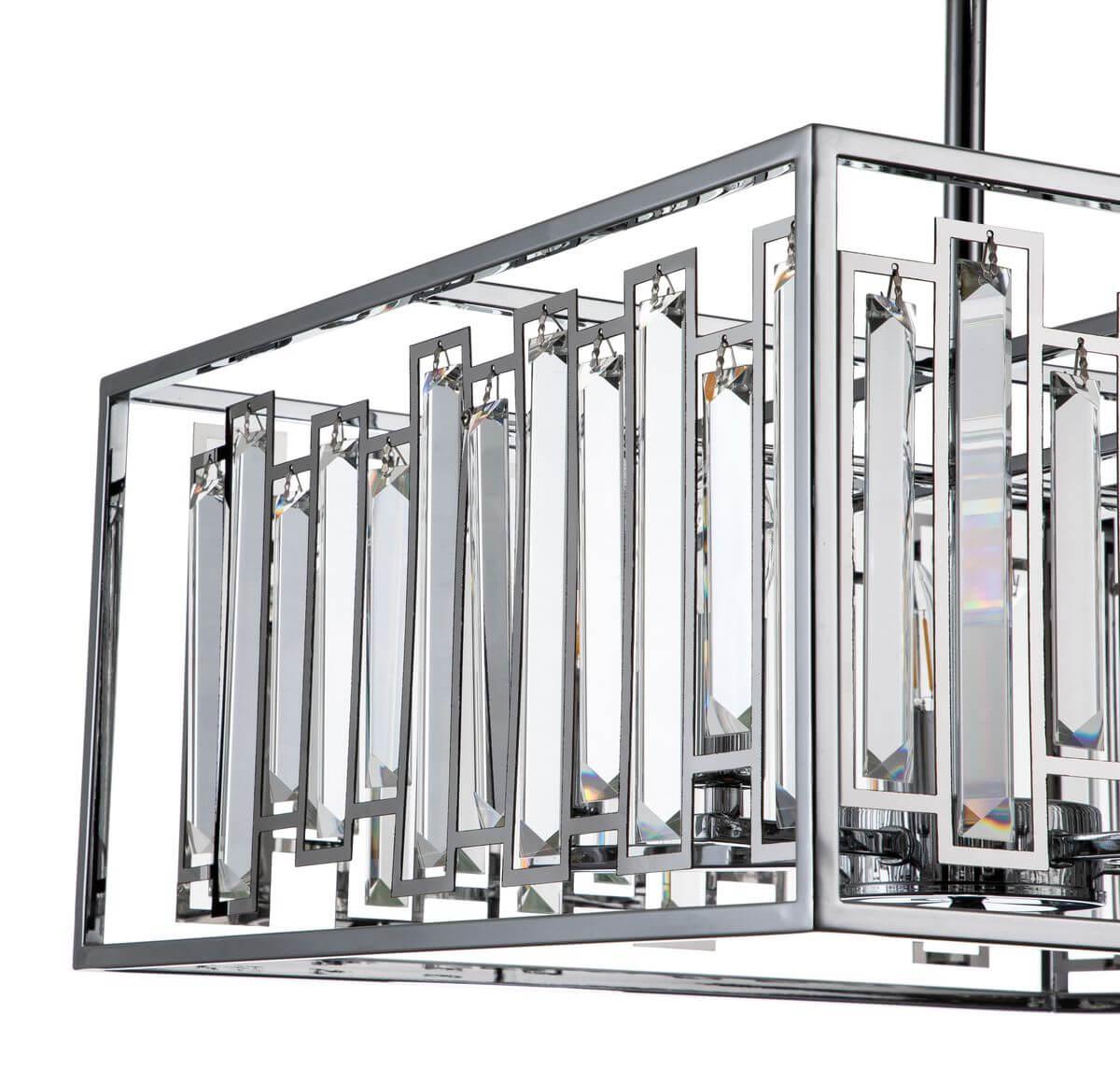 Люстра на штанге Indigo Valzer 12001/5R Chrome V000064