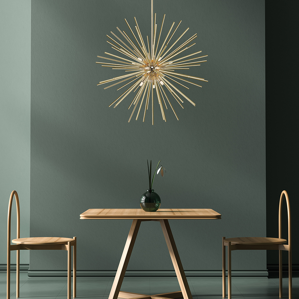 Подвесная люстра Zumaline URCHIN P0491-09C-F7DY