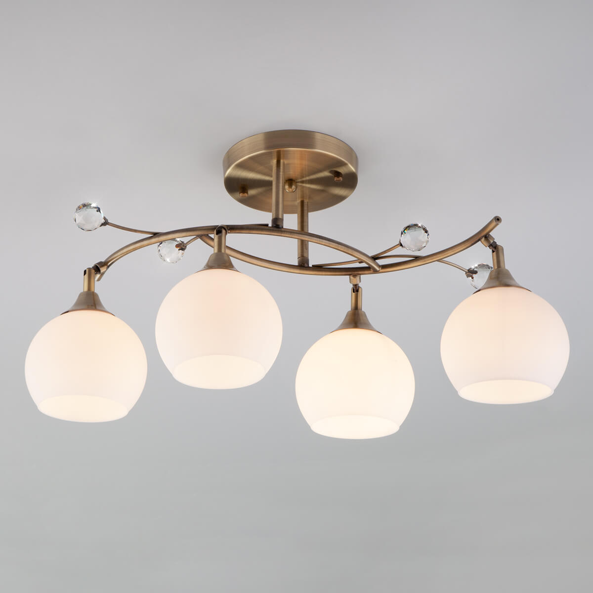 Потолочная люстра Eurosvet 9604/4 античная бронза