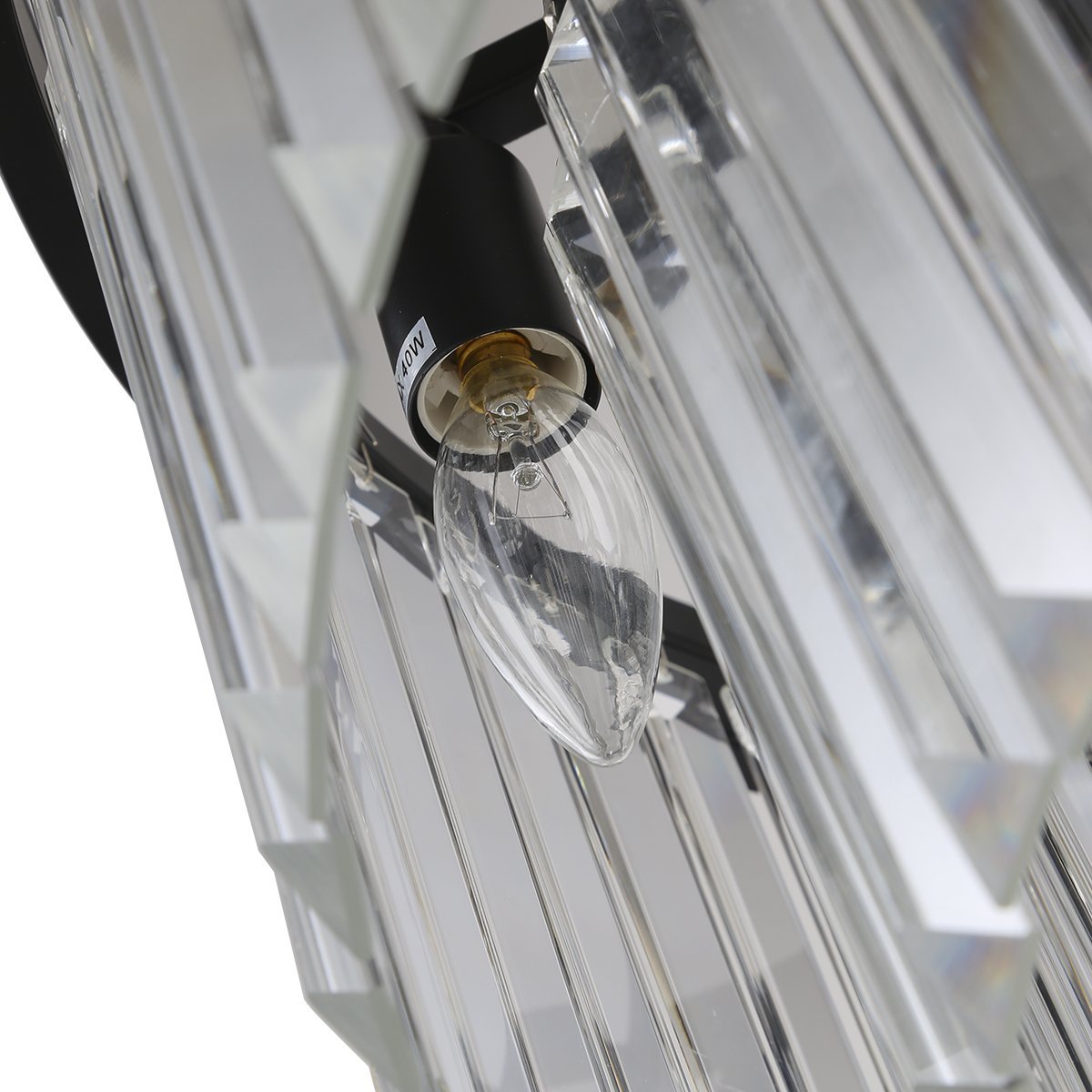 Подвесная люстра Delight Collection 1920s Odeon KR0387P-6 black/clear