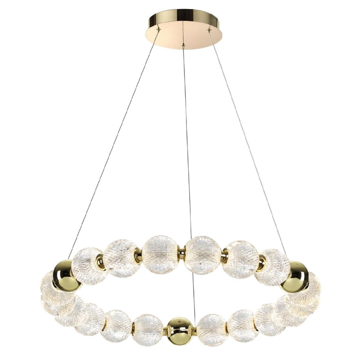 Подвесной светильник кольцевой кольцо Odeon Light Crystal 5008/60L