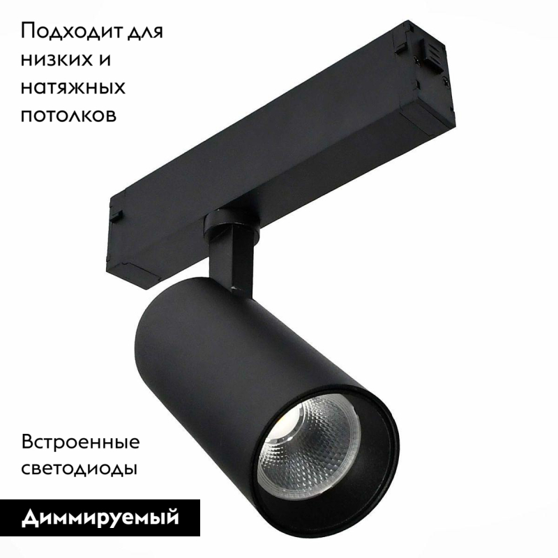 Трековый светодиодный светильник для магнитного шинопровода ST Luce ST660.496.20