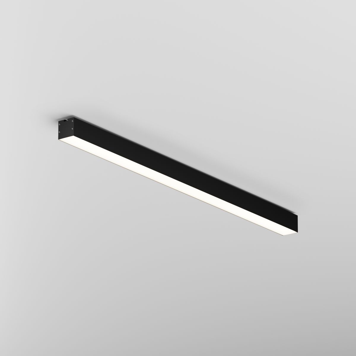 Линейный накладной светильник Maytoni Technical 4000K 50x50 (Черный, 1 м) LL311028