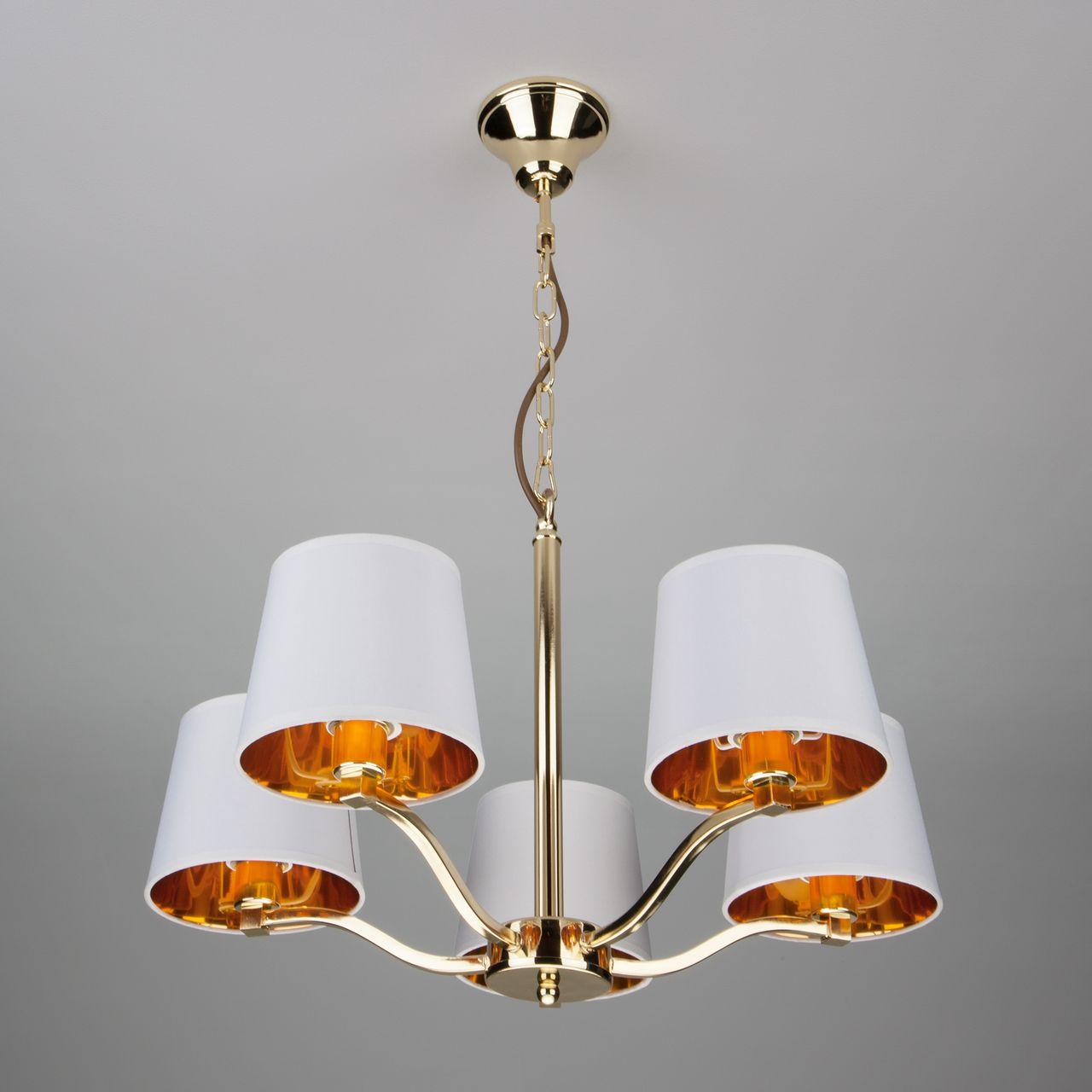 Подвесная люстра Eurosvet Felicia 70073/5 золото