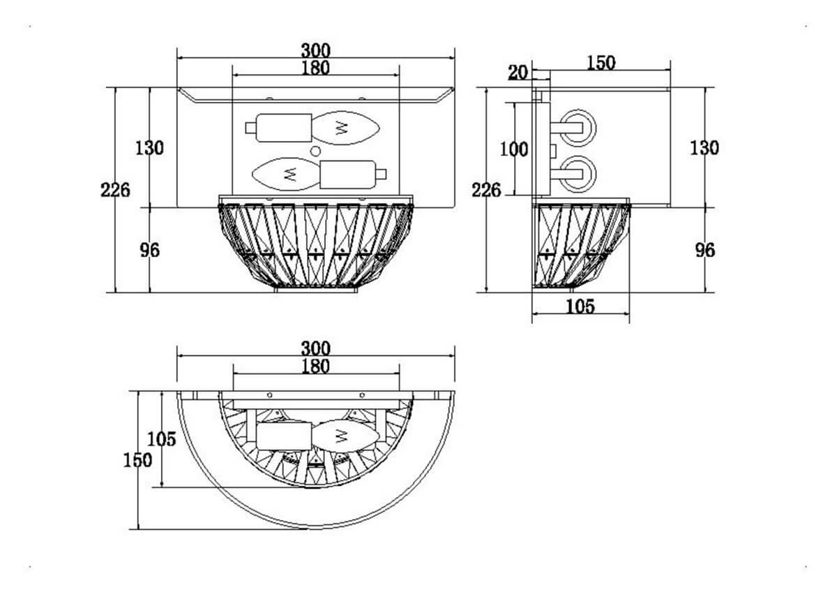 Бра Maytoni Pantheon H021WL-02CH