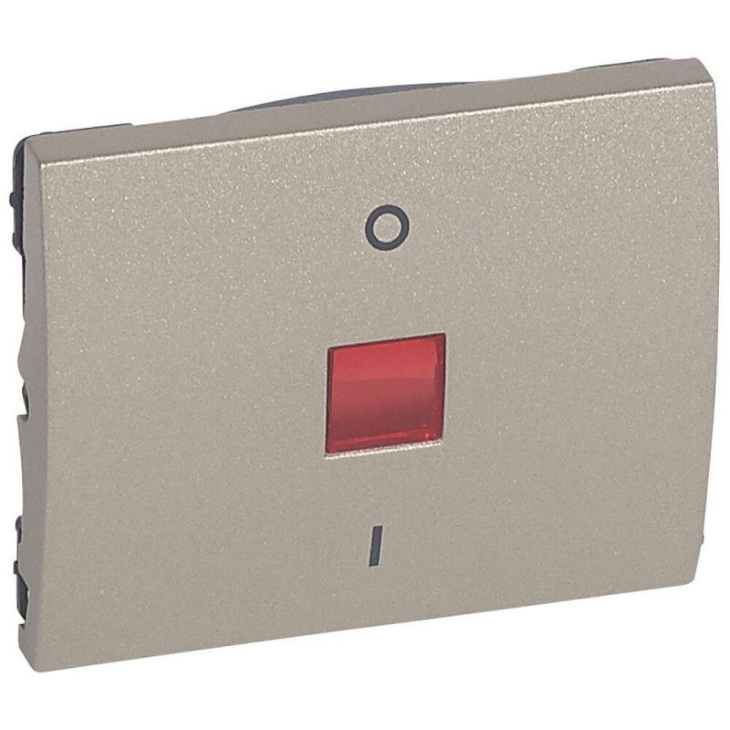 Клавиша Legrand Galea Life выключателя с индикацией титановая 771418