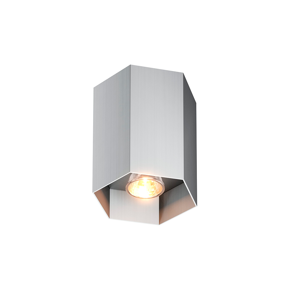 Потолочный светильник Zumaline POLYGON CL 1L 20067-AL