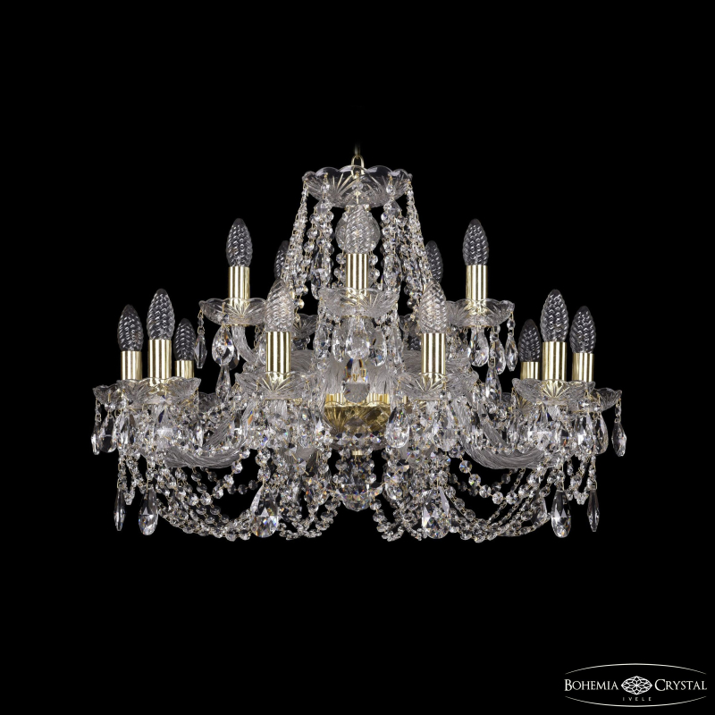 Подвесная люстра Bohemia Ivele Crystal 1406/10+5/240 G
