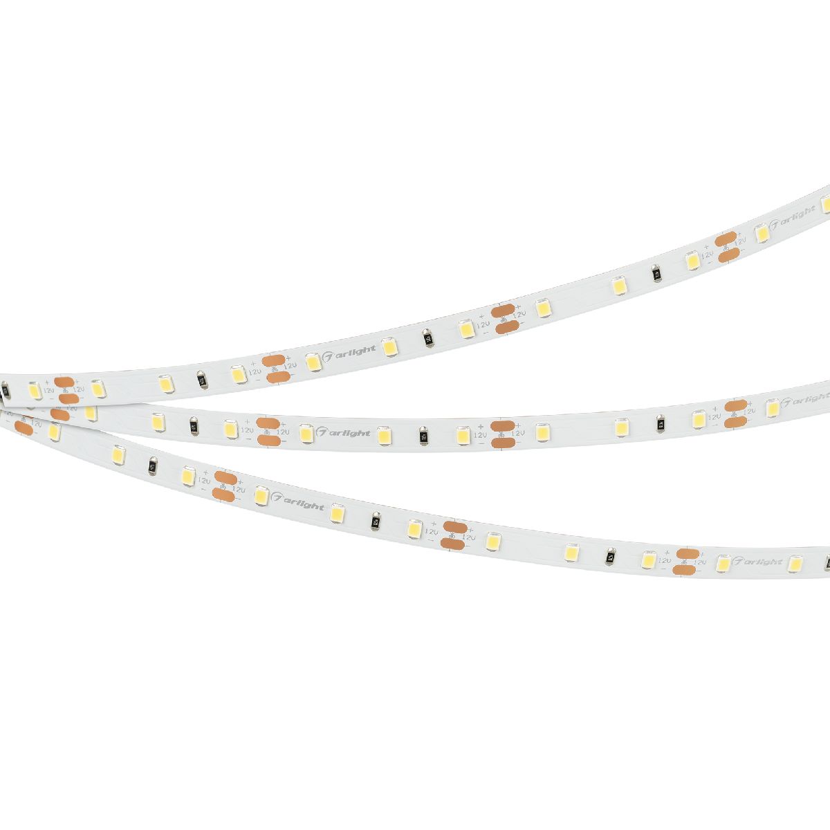 Светодиодная лента Arlight RT-A60-8mm 12V Warm3000 (2 W/m, IP20, 2835, 50m) 048983