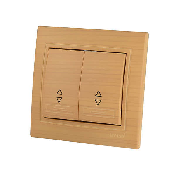 Выключатель проходной двойной Lezard Mira 701-4747-106