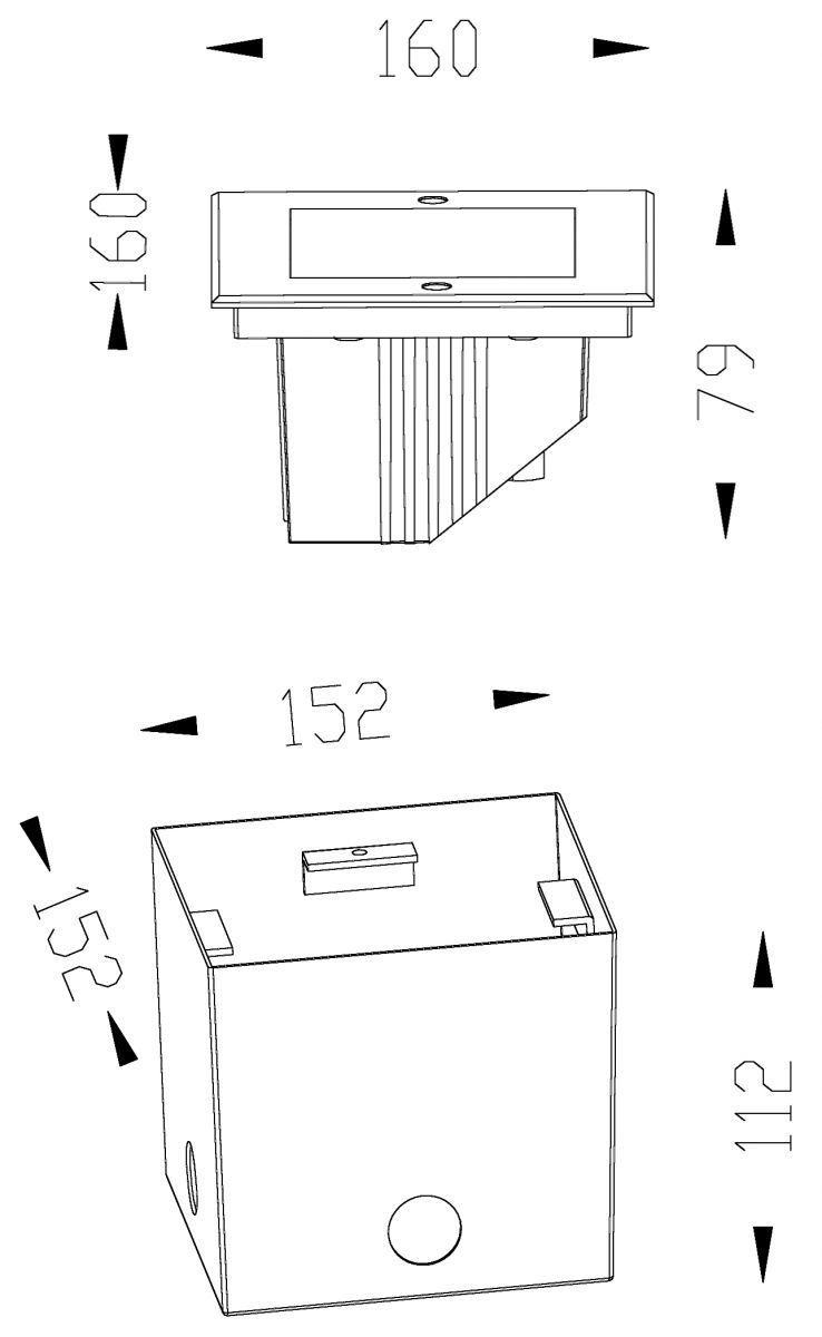 Грунтовый светильник Deko-Light Square COB 730199