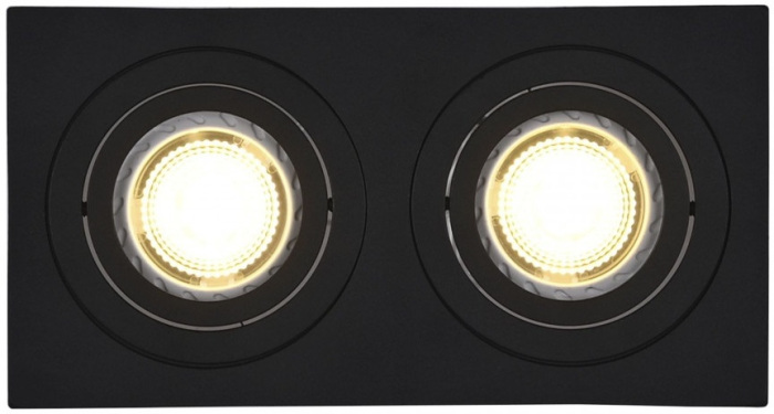 Встраиваемый светильник Arte Perfetto Luce Ingrid 3322.TCH111/2S/BK