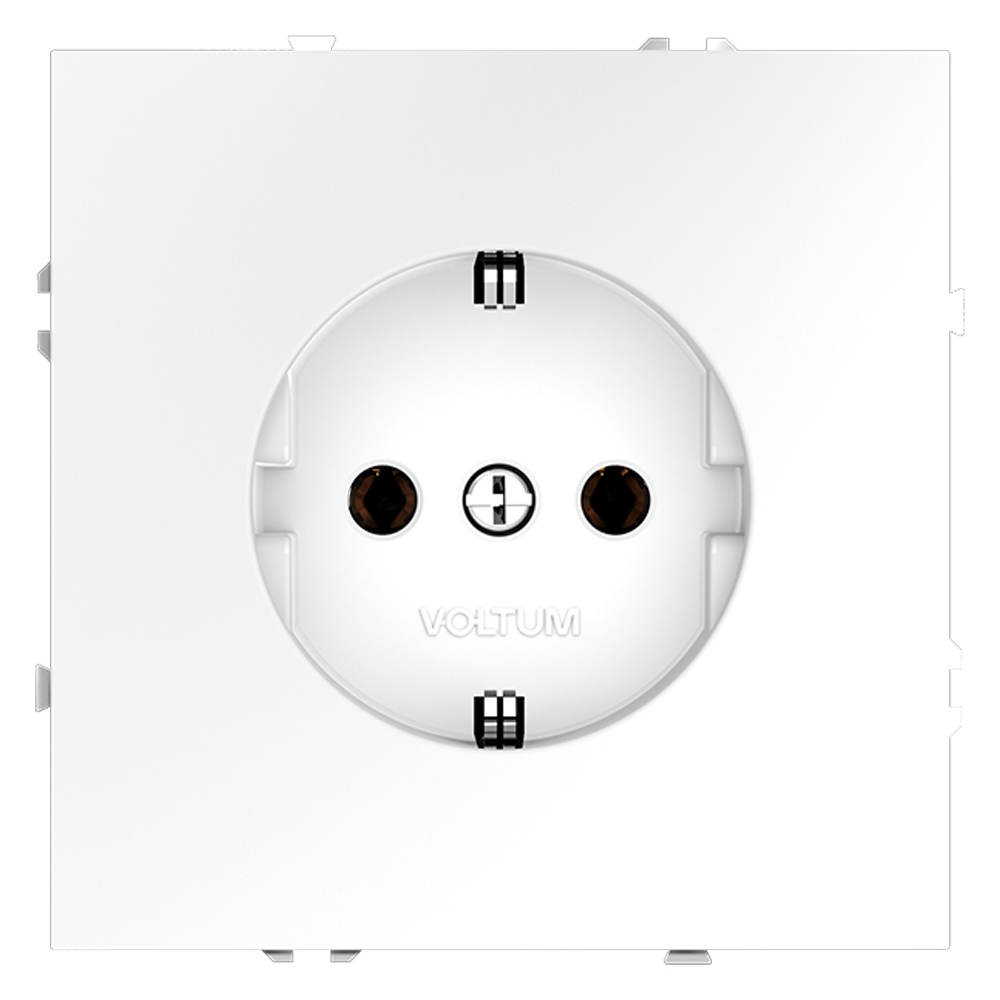 Розетка Voltum S70 VLS040102 (белый матовый)